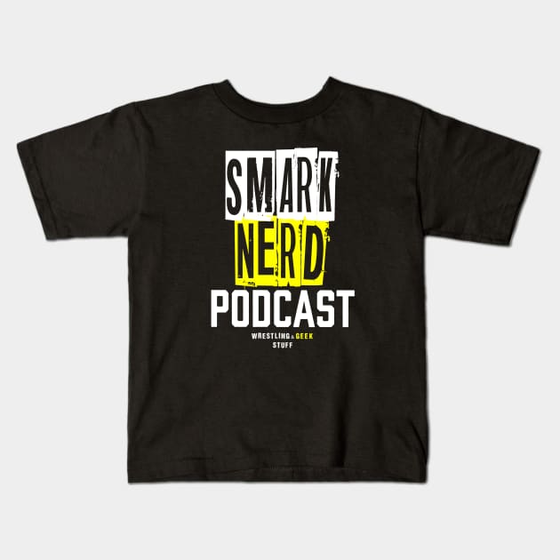 Smark Nerd Podcast Logo Kids T-Shirt by thehuskybarbu